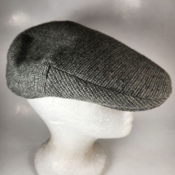 BEACON HILL Other - BEACON HILL Driving Flat Cap Hat Men's Large Gray Wool Newsboy Dadcore Vintage